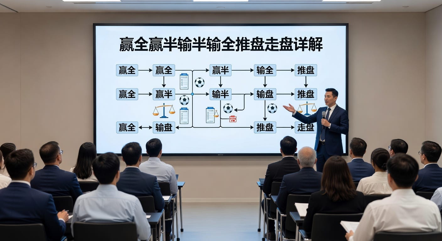赢全 赢半 输半 输全 推盘 走盘：盘口结果判读